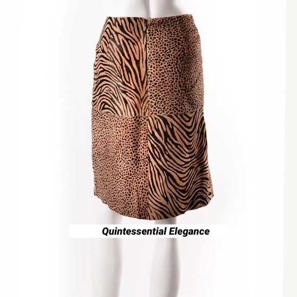 ESCADA Calf Hair Pencil Skirt - NWOT - Picture 6 of 6